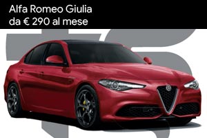 Nuova Alfa Romeo Giulia da 290 Euro al mese con Alfa Premium Lease da Spazio a Torino