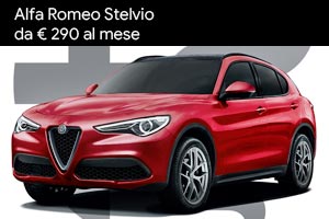 Alfa Romeo Stelvio Q4 da 290 Euro al mese da Spazio a Torino