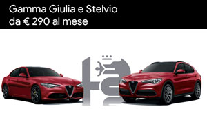 Alfa Romeo Giulia e Stelvio con pacchetto Top Drive da 290 Euro al mese da Spazio a Torino