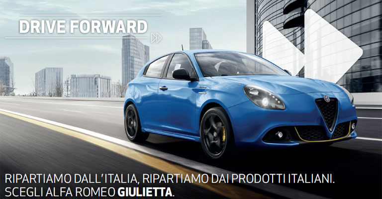 Alfa Romeo Giulietta con Drive Forward da 179 Euro al mese e zero anticipo da Spazio a Torino