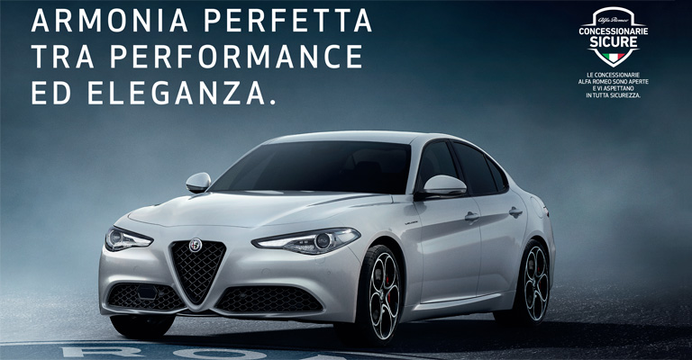 Alfa Romeo Giulia tua con leasing o finanziamento, zero anticipo e zero rate per 6 mesi, da Spazio a Torino
